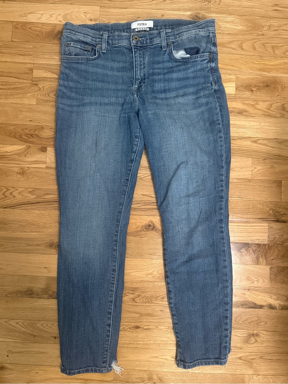Pistola Skinny Jeans in Medium Blue Wash